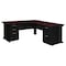 Fusion Fusion L-Desks with Storage, 72 D X 29 H, 72 W X Wood, Metal MLD723042MH - alternate 1